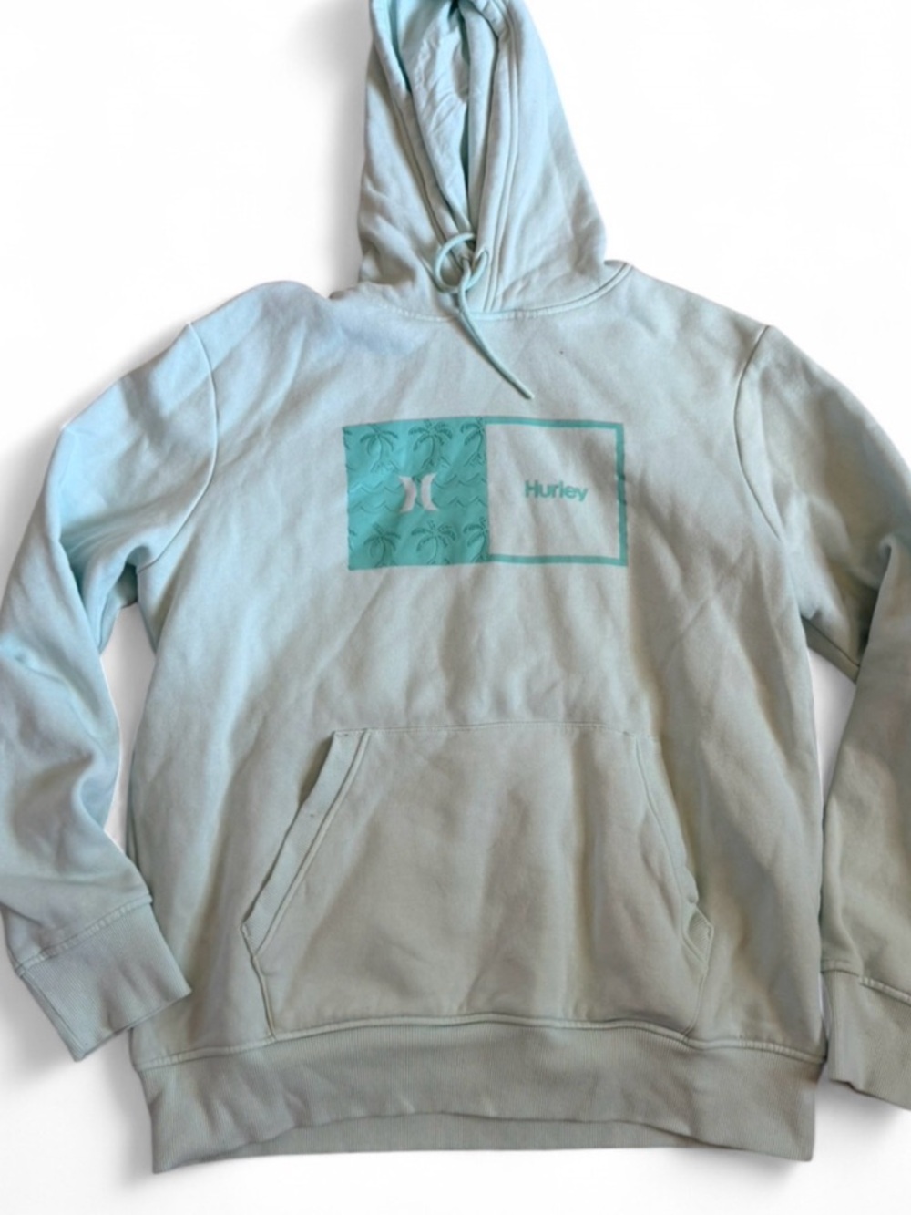 Hurley Mint Green Graphic Hoodie